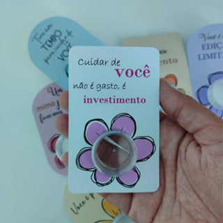 Tag mimo/ lembrancinha para potinho de acrílico de 4 ml (personalizável) em Oferta na Shopee