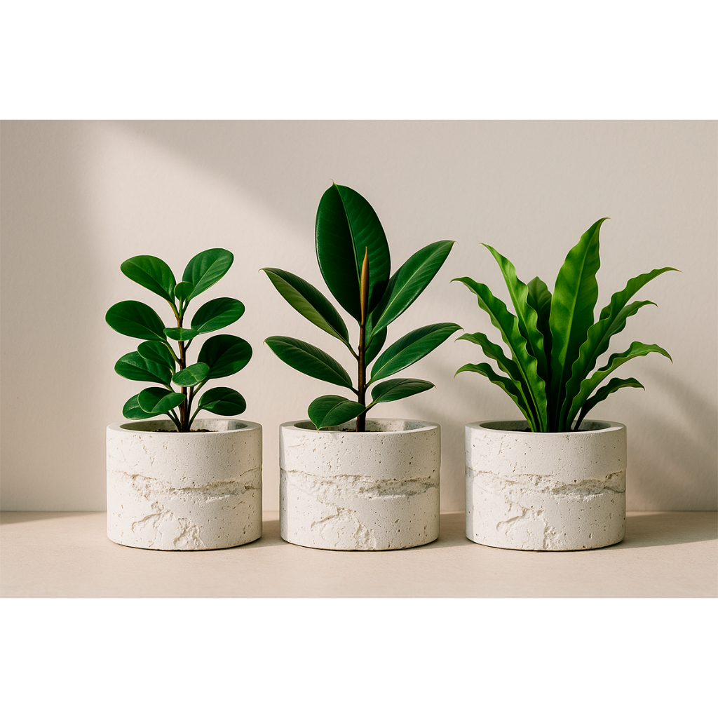 BAUZ Cachepot Médio Para Plantas e Arranjos Naturais ou Artificiais Centro de Mesa Decoração - Vaso de Flor e Suculentas
