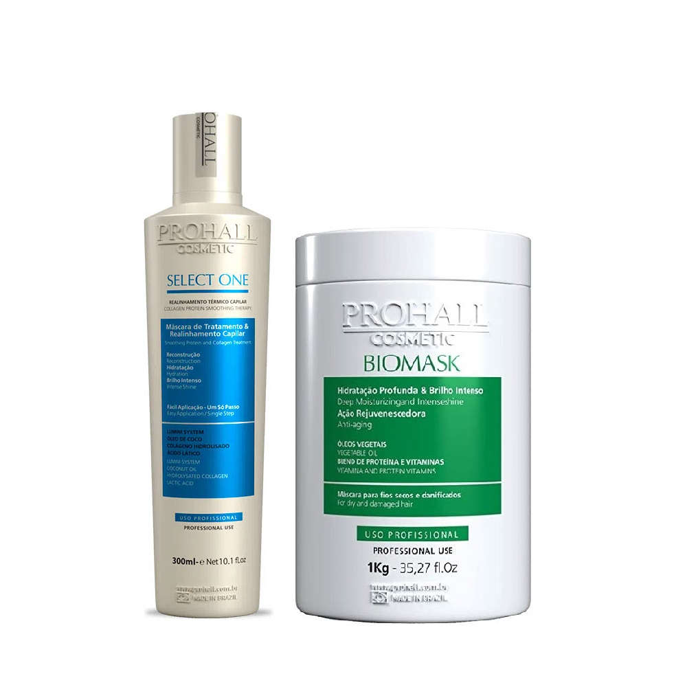 Biomask 1kg Prohall + Select One Progressiva Prohall 300 Ml.NF