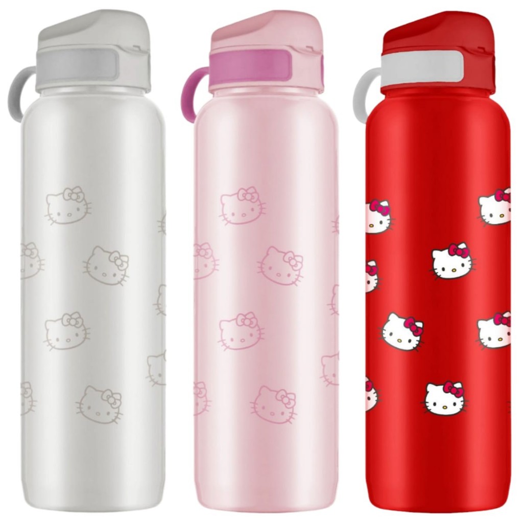 Squeeze Garrafa Hello Kitty 1 Litro Plástico BPA Free Lancheira Academia em Oferta na Shopee