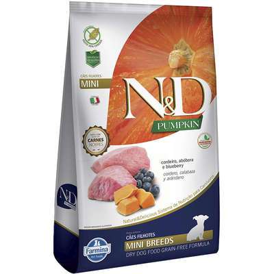 Ração N&D Prime Puppy Mini Cordeiro para Cães Filhotes de Raças Pequenas 2,5KG