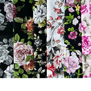 Tecido TRICOLINE Estampado Mista 1,50m Floral Festa Junina Floral Vestido Infantil, Floral, Buque em Oferta na Shopee