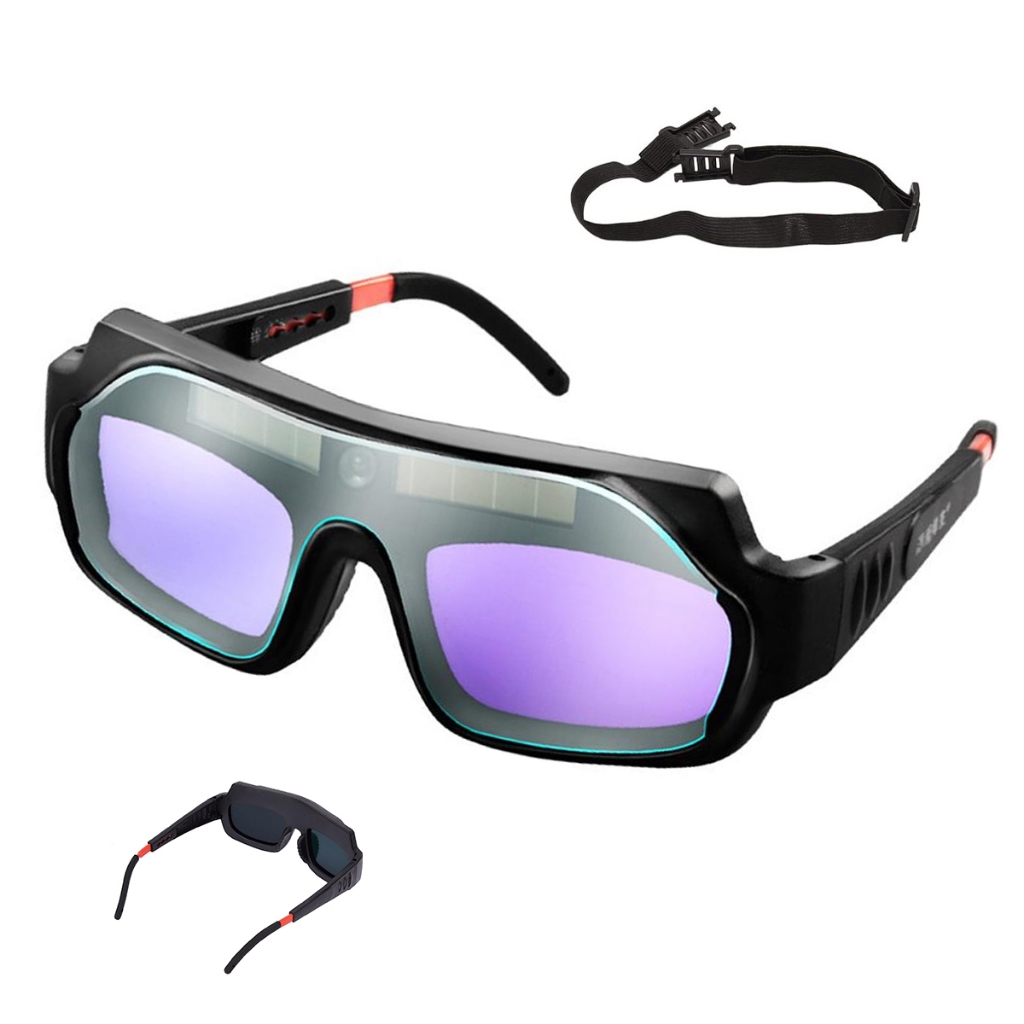 Oculos de Solda Solar Epi Automatico Proteção Anti Reflexo Escurecimento Uv Soldador Eletrodo