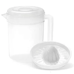 Kit Jarra com Espremedor e Tampa 2L para Cozinha Preparo de Alimentos Uso Doméstico