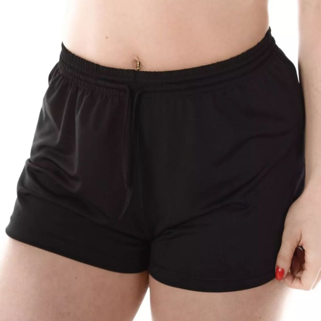 Short - Bermuda suplex preto moda praia moda fitness Curto