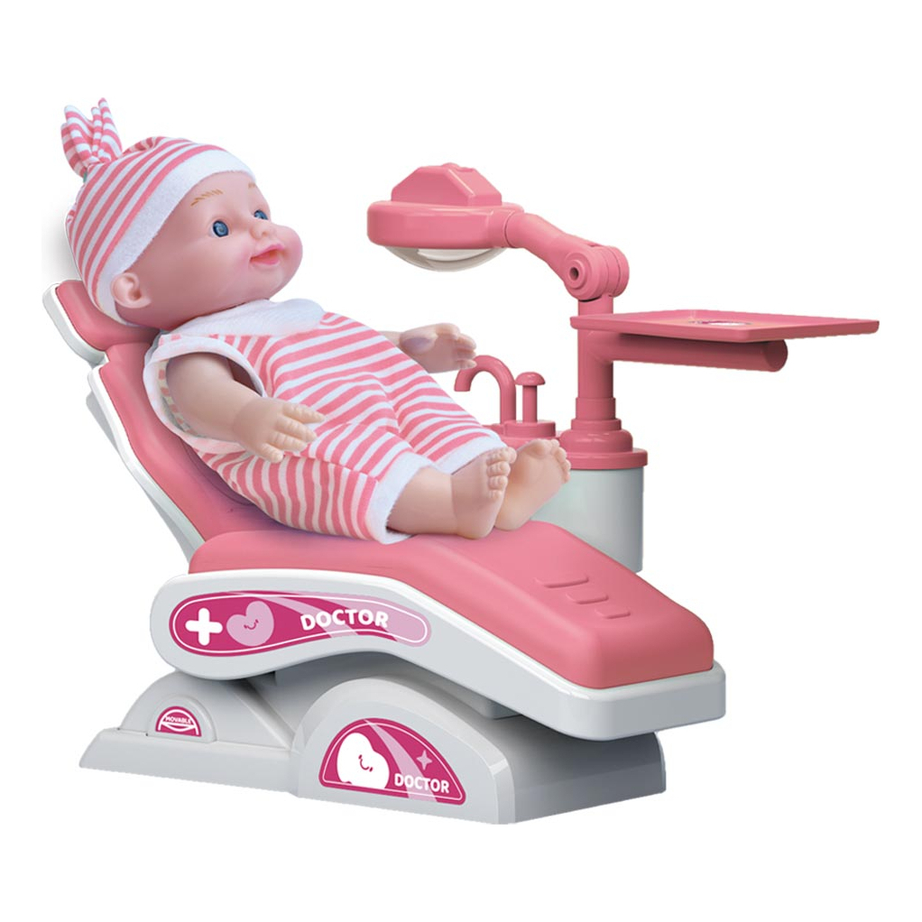 Boneca Doutor Dentista Cor Rosa Dm Toys em Oferta na Shopee