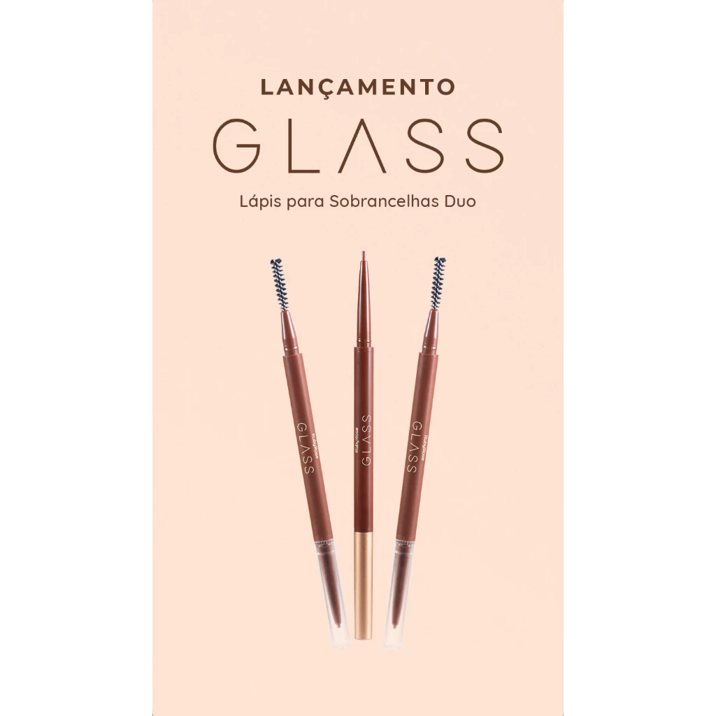 HB526 Glass Lápis De Sobrancelha Duo Linha Ruby Rose Ponta Fina Alta Precisão 2x1 em Oferta na Shopee