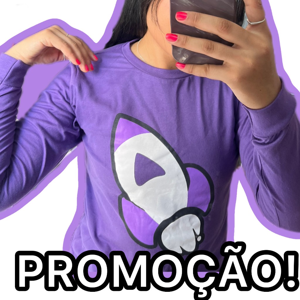 Blusa de frio manga longa Emily e Vick Juvenil para ir pra escola Infantil Juvenil  Os Rosa Youtouber
