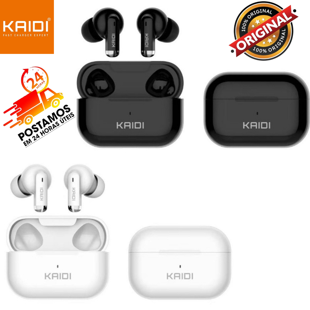 Fone de Ouvido Sem Fio Bluetooth KAIDI KD-780/KD-779 TWS Para Sua Academia Corrida Original