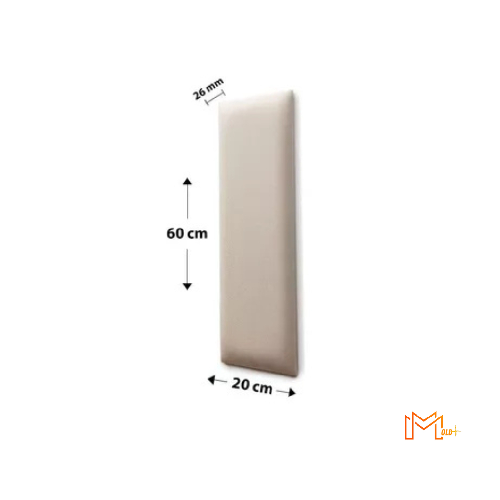 1 CABECEIRA MODULAR 60X20 RETANGULAR -- PEÇA ÚNICA PARA REPOSIÇÃO
