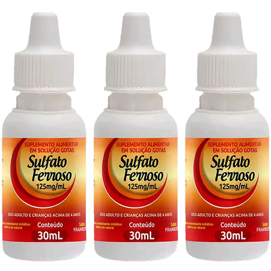 03un Sulfato Ferroso Gotas 30ml Arte Nativa