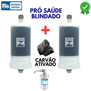 VELA REFIL CARVÃO ATIVADO BLINDADO KIT 2 PEÇAS em Oferta na Shopee