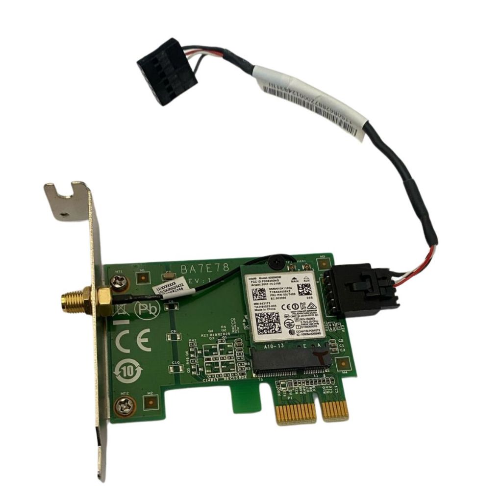 Placa De Rede Adaptadora De Wifi Perfil Baixo | BA7E78 +Nf