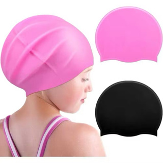 Touca De Silicone Para Natação Jovens e Adultos , Tamanho único em Oferta na Shopee