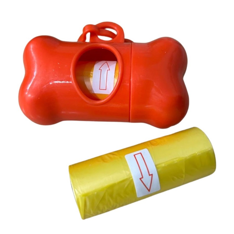 Kit Cata Caca - Com 2 Refis - Saquinhos de Lixo para Pet Cachorro Gato