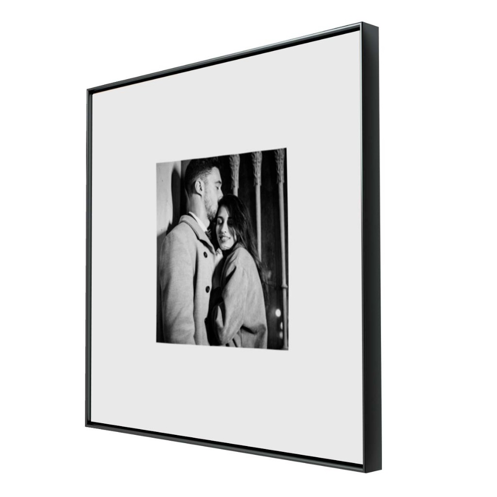 Quadro Decorativo Foto Personalizado Vidro e Moldura Quarto Casal Sala