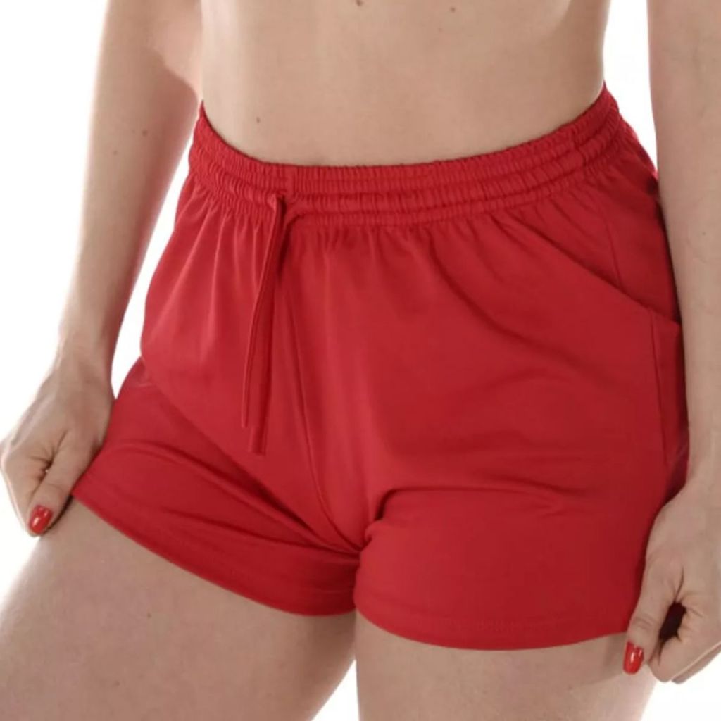 Short - Bermuda suplex Veremelho moda praia moda fitness Curto