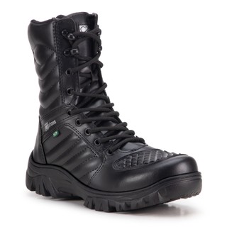 Bota Coturno Militar Motoqueiro Com Palmilha Em Gel Crshoes 8019