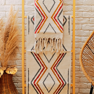 Jogo Passadeira 3 Peças de Tear Tapete de Cozinha Salas Corredores e ao lado da Cama Estampa Fiore em Oferta na Shopee