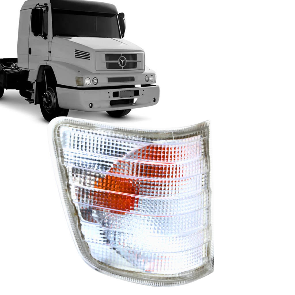 Lanterna Seta Pisca Mercedes-Benz 1620 Lado Direito Cristal - Com Vigia