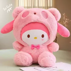 Sanrio pelúcia presente Kuromi My Melody Cinnamoroll