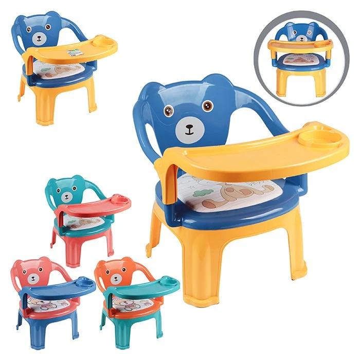 Cadeira Infantil Ursinho Com Mesinha e Buzina - Art Brink