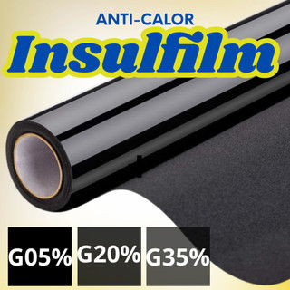Insulfilm Película fume Automotiva e Residencial para vidros Janela, Portas, blindex G5/G20 ou G35