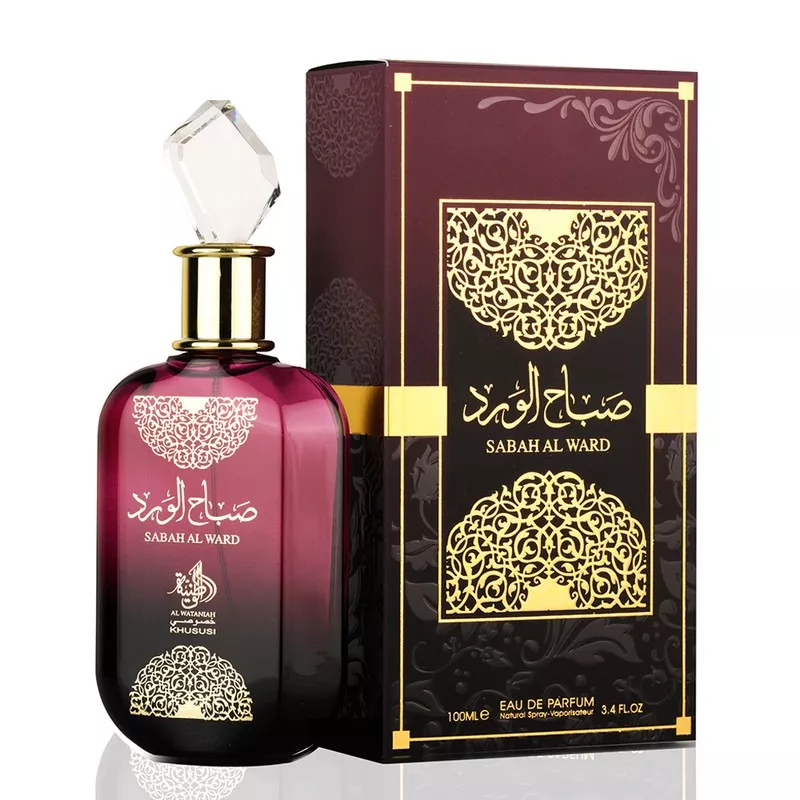 Perfume Árabe Sabah Al Ward - Al Wataniah - EUA de Parfum - 100mL - Perfume Árabe Feminino Original