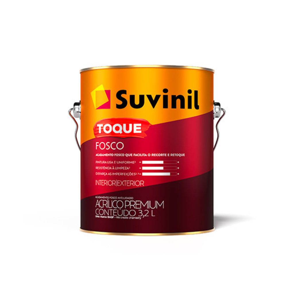 Tinta Toque Fosco Cores Mais Vendidas 3,2L Suvinil