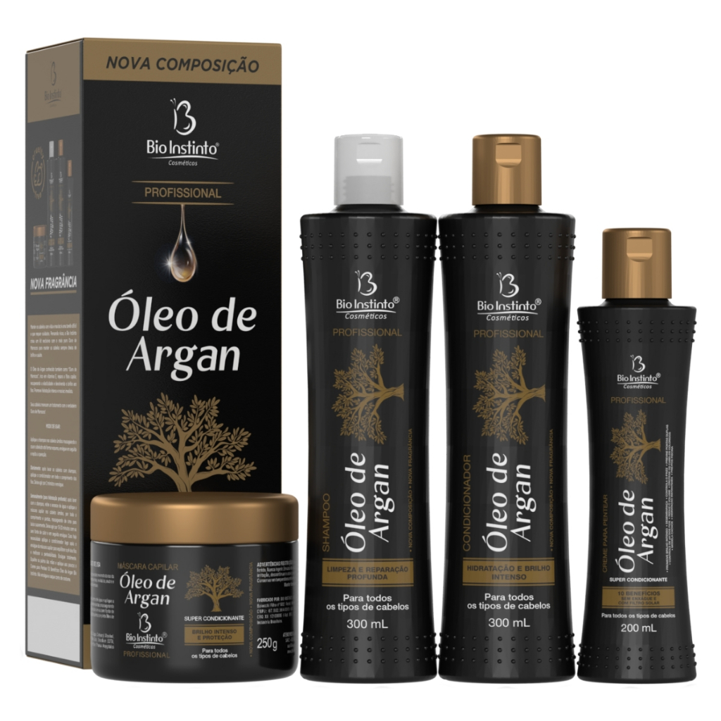 Kit Capilar Óleo de Argan Bio Instinto - 4 Itens