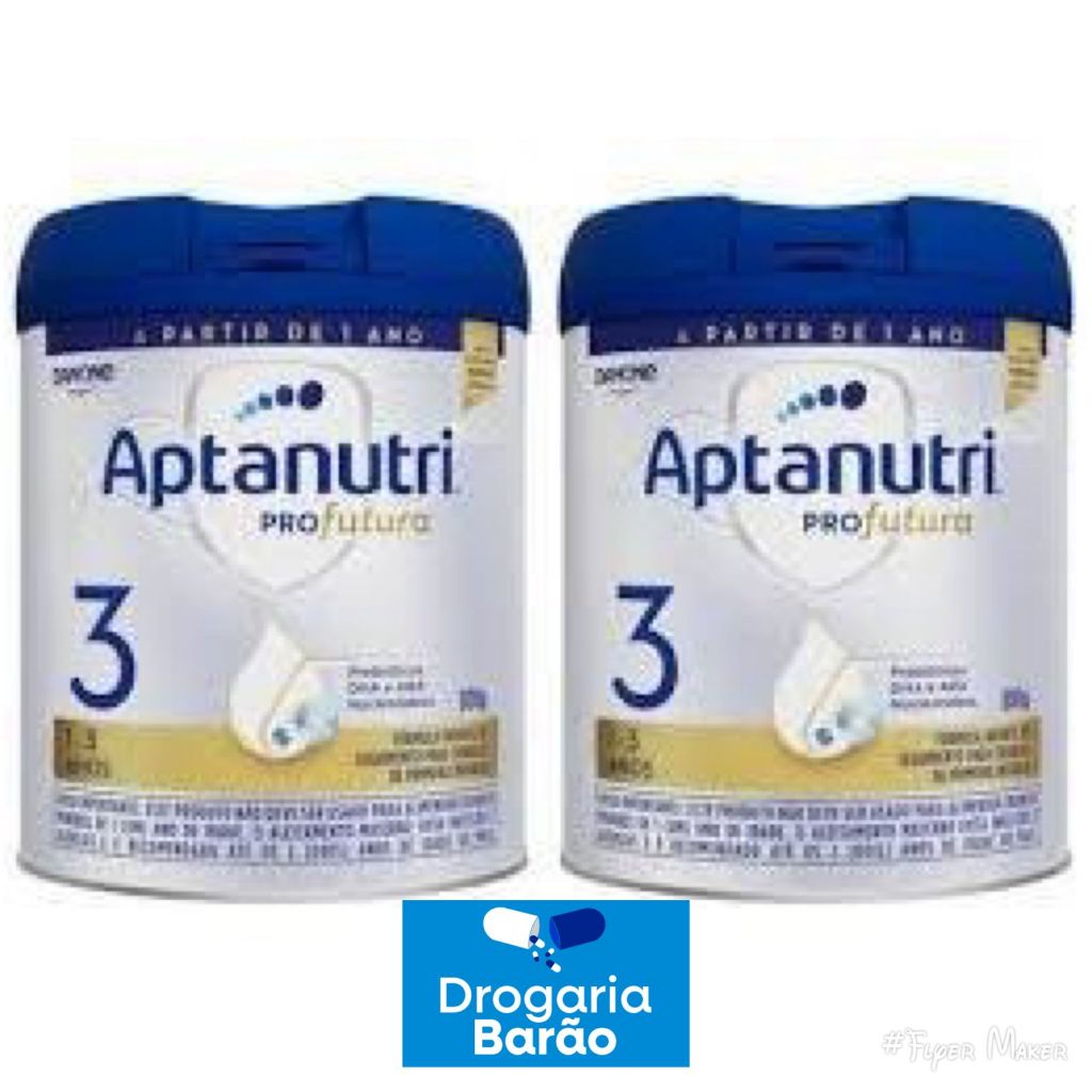 KIT C/2 LATAS APTANUTRI PRO FUTURA 3 LATA 800G CADA