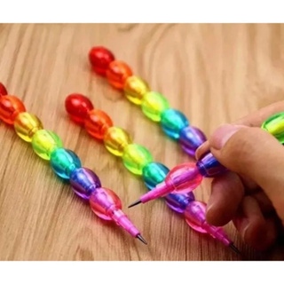 Kit Lapiseira Troca Ponta Bolinhas ou Bloquinhos Coloridas em Oferta na Shopee