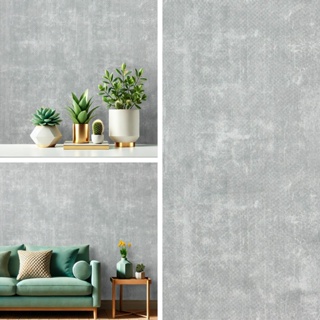 Papel de Parede Cimento Queimado Claro 5 METROS x 45CM Revestimento Adesivo Autocolante em Oferta na Shopee