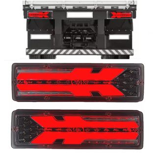 Par lanterna Traseira LED Moderna Seta Sequêncial  Caminhão Carretinha Bug Van Trailer KLX em Oferta na Shopee