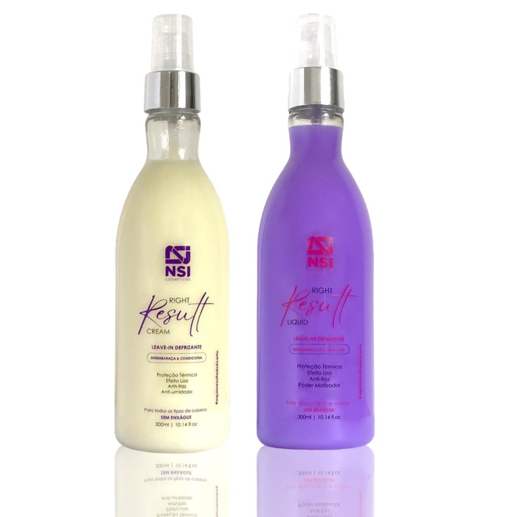 PROTETOR TÉRMICO E ANTI-FRIZZ RIGHT RESULT 300 ML - NSI Cosméticos
