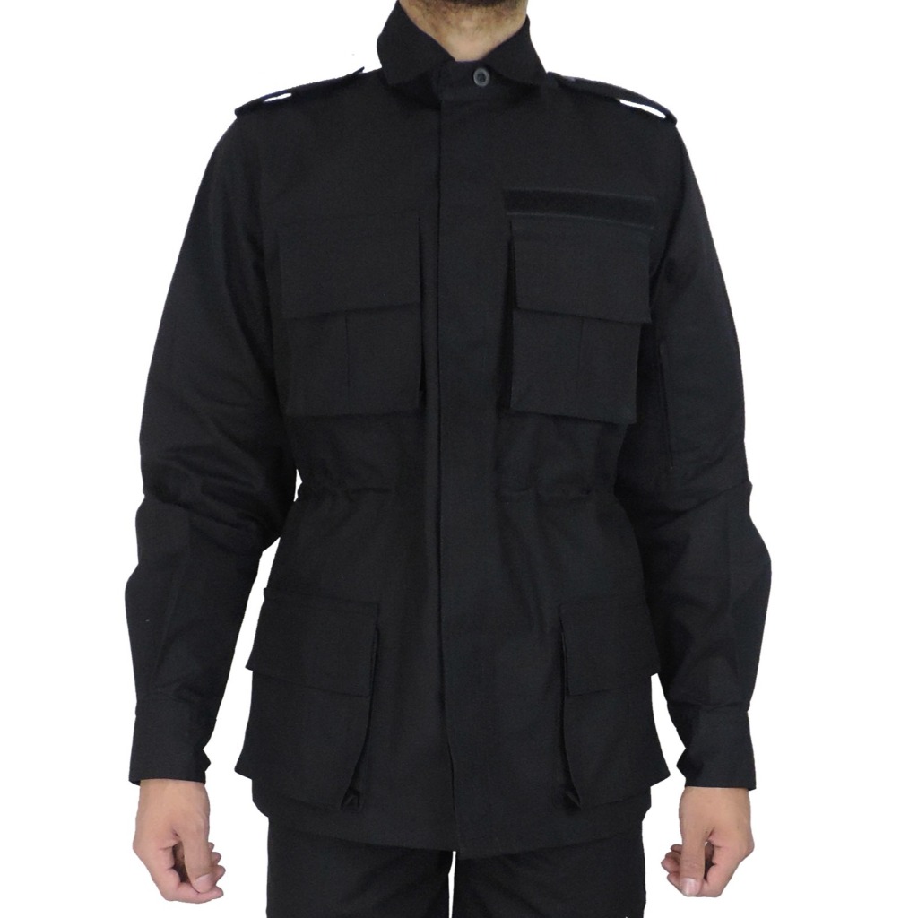 Gandola Tatica Preta Lisa - Manga Longa em Oferta na Shopee