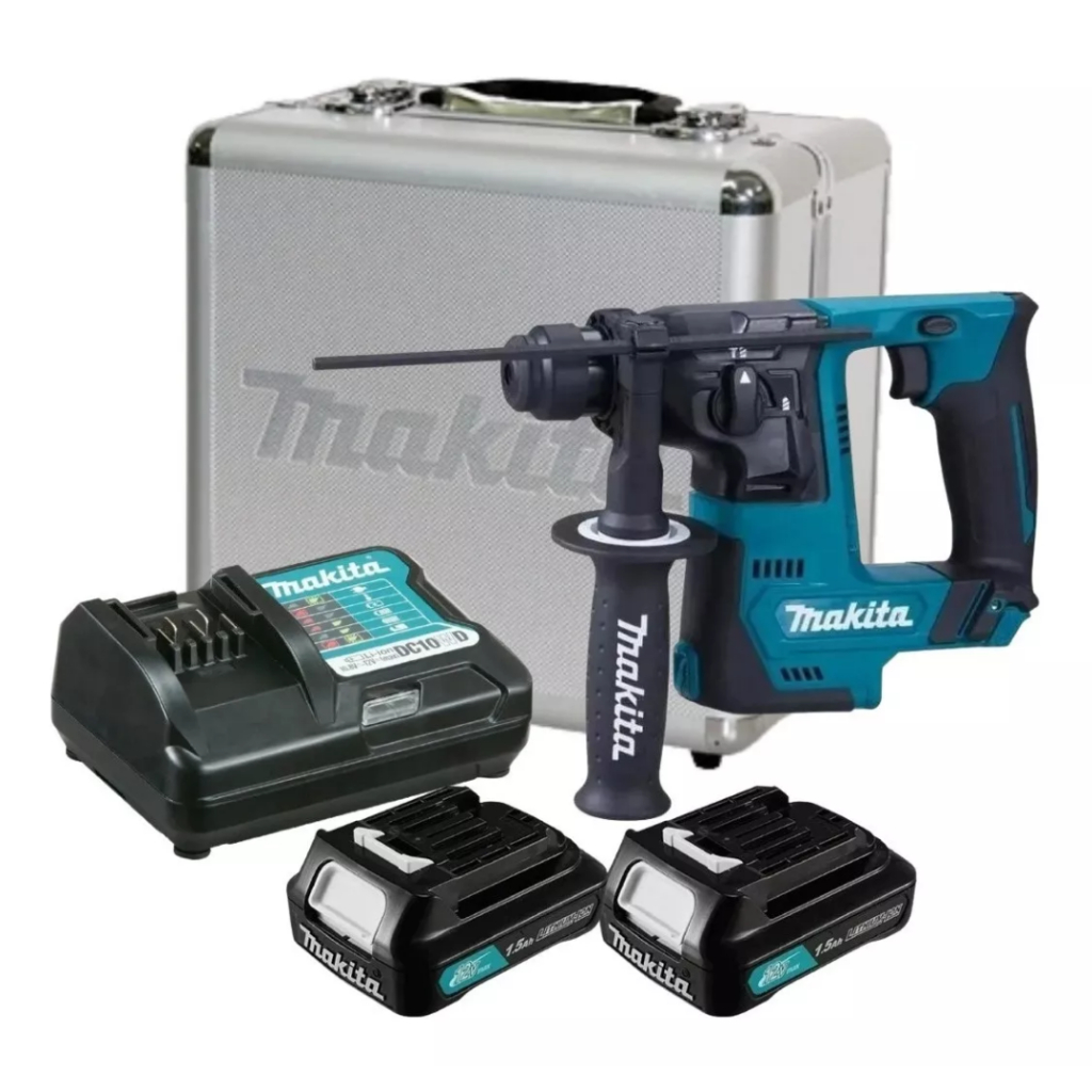 Martelete Eletropneumático Makita Martelete Hr140dz Azul-turquesa Frequência De 60hz 127/220v em Oferta na Shopee