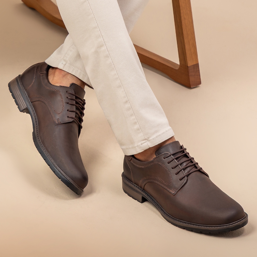 Sapatênis Masculino Vittal Couro Legítimo Oxford em Oferta na Shopee