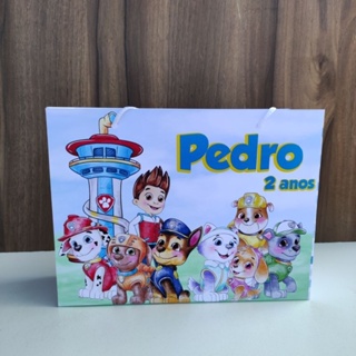 Sacolinha Personalizada Patrulha Canina - Pegue e Monte em Oferta na Shopee