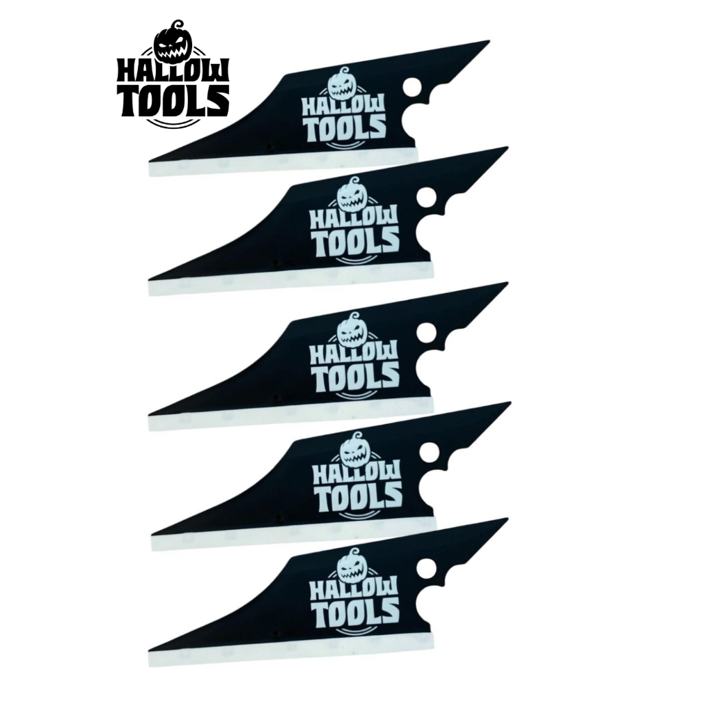 05 Espátulas Batman para Insulfilm e Envelopamento Profissional Adesivos e Película - Hallow Tools