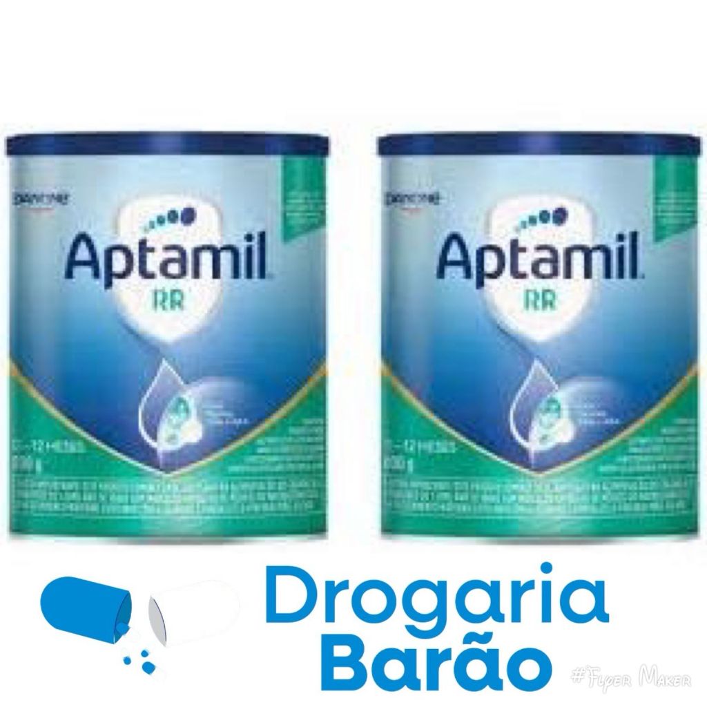 kit c/ 2 unidades aptamil RR 800g cada nova embalagem mesma formula em Oferta na Shopee