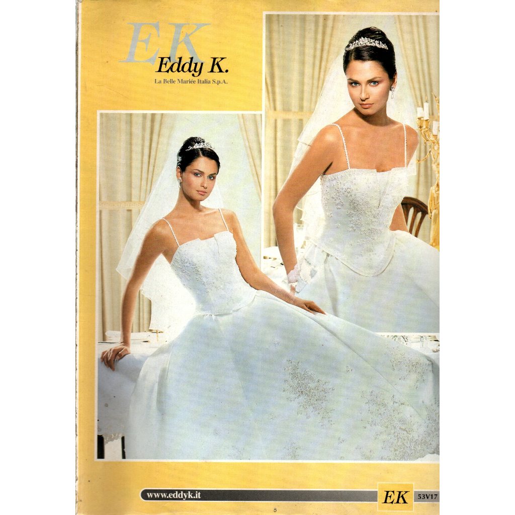 Revista Eddy K. La Belle Mariée Italia S.p.A. , Vestidos De Noivas, Sem A Capa