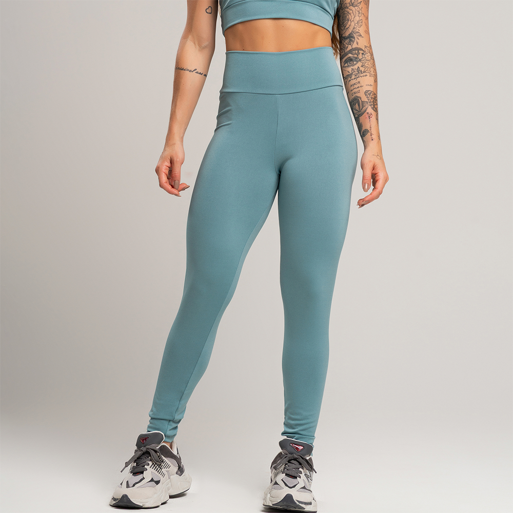 Calça legging básica lisa de academia em Oferta na Shopee
