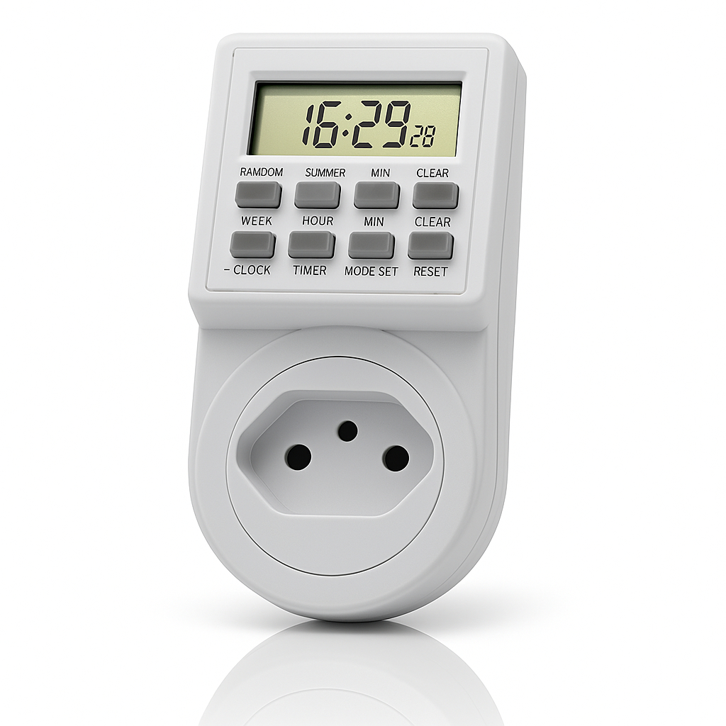 Timer Temporizador Digital Programável Tomada 127v/220v 10A Utilizado Para Automação de Pi...