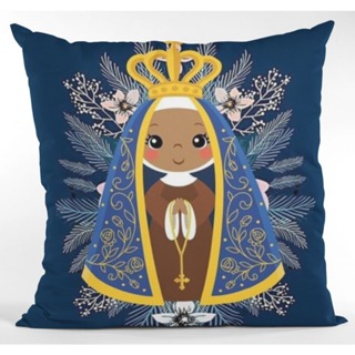 KIT Capas Almofada Decorativas 1 PÇ 45x45cm Oxford Estampadas Zíper Frente Estampa Verso Branco em Oferta na Shopee