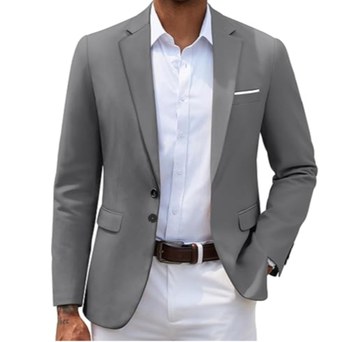 Blazer Masculino Slim Luxo - Dois Botoes em Oferta na Shopee