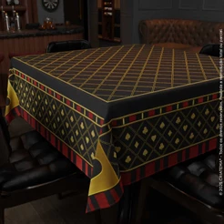 Toalha de Mesa Baralho Aveludada para Jogos de Cartas 4 e 6 lugares Cassino Truco Poker - TDM-108