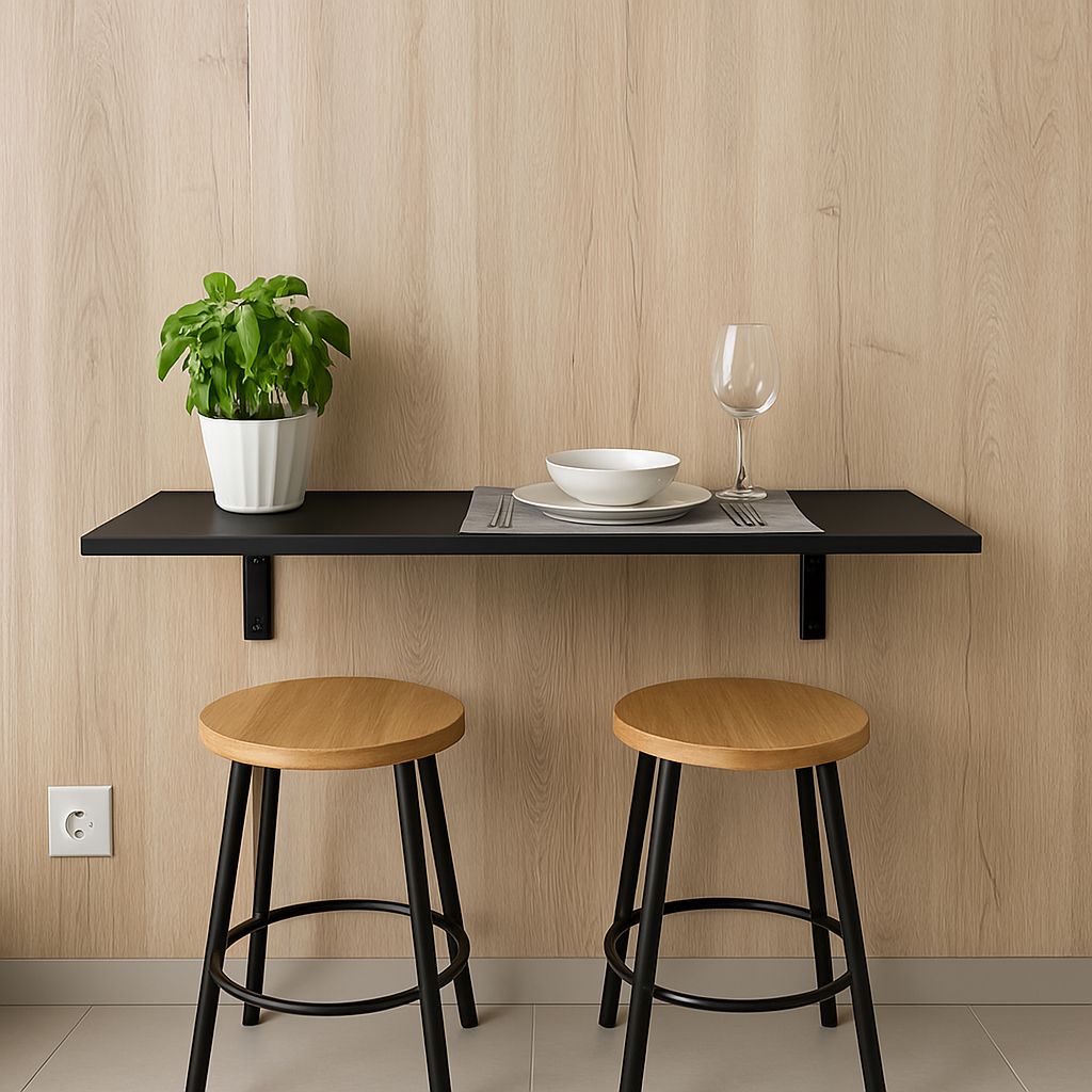 Mesa dobrável retrátil de parede para cozinha bancada suspensa escrivaninha estudo pequena...