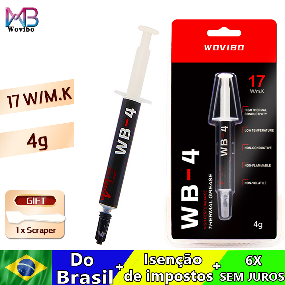 Thermal Paste WB-4 WB 4 4g 17 W /M-k For CPU GPU Cooling Cooler Thermal Grease Compound Silicone
