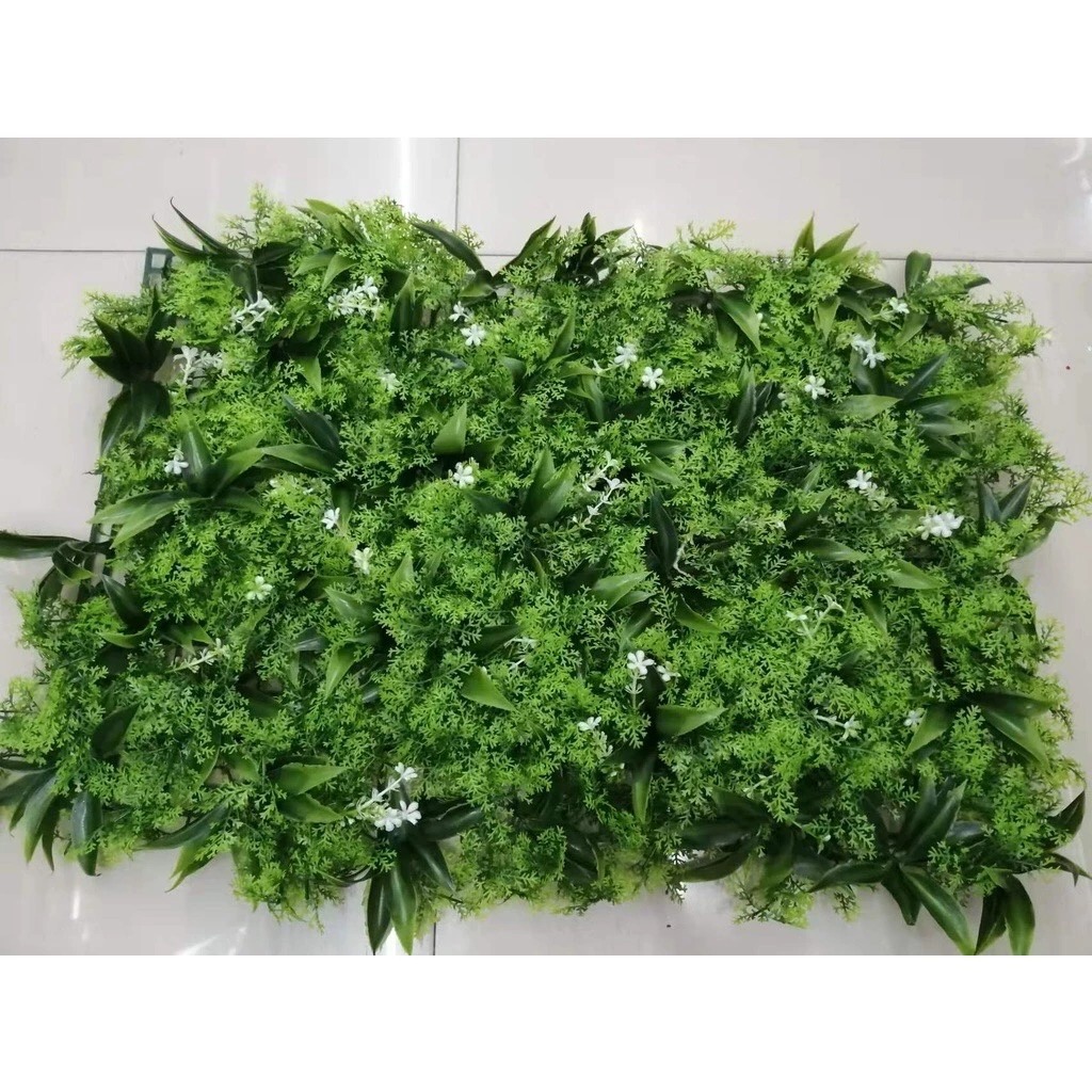 4 Placa de Grama Artificial Grande 40x60cm Muro Ingles Jardim Vertical